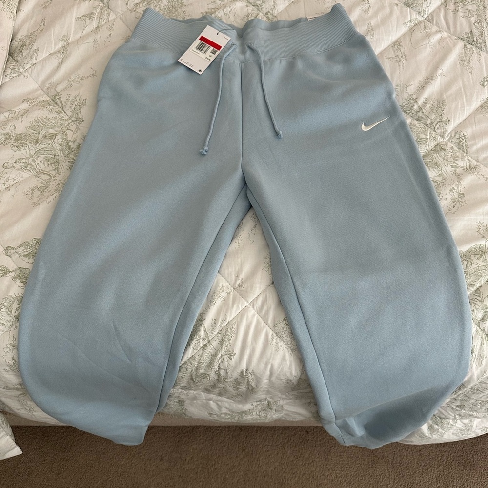 NWT Nike Light Blue Phoenix Fleece Joggers
